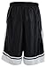 ChoiceApparel Mens Two Tone Training/Basketball Shorts with Pockets (S up to 4XL) (L, Black)