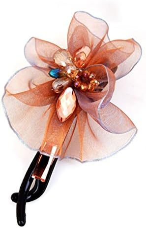 Korean flower vine hairpins banana clips for diamond vertical clip ponytail clip hair Barrette the girls ' hair ACC-C