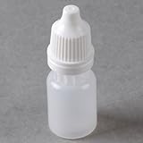 100 Pcs Empty Eye Dropper Bottle Plastic Eye Liquid Screw Cap Lids 5ml