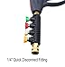 Dutiger 8609097 High Pressure Washer Gun Water Jet Car Wash Gun 3000 PSI with 5-color Pressure Water Washer Nozzles