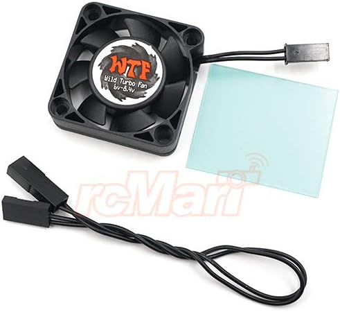 Wild Turbo Fan 40mm x 10mm Ultra High Speed HV Cooling Fan w/Dual Ball Bearings & Extension Wires #WTF 4010