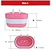 Hengyi Pink L Size Kids Basket Bicycle Front Panniers Foldable Bike Front Bag Children Bicycle Basketthumb 1