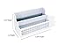 Blu Monaco Wooden Mail Organizer - 2 Tier White Desk Organizer - with Cutout Trellis Design - Rustic Country Letter Sorter - Kitchen Counter Organizer File Folder Holder