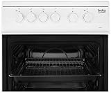 Beko KS530W 50cm Electric Cooker with Sealed Plate Hob White view 4
