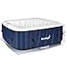 Goplus 4-6 Person Portable Outdoor Spa, Inflatable Hot Tub, Jets Bubble Massage Relaxing Massage Pool with Digital Control Panel, Removable Filter, Heating Function (6-Person)