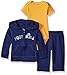 Gerber Baby Boys' 3 Piece Hooded Jacket, Bodysuit and Pant Set, Football, 0-3 Months