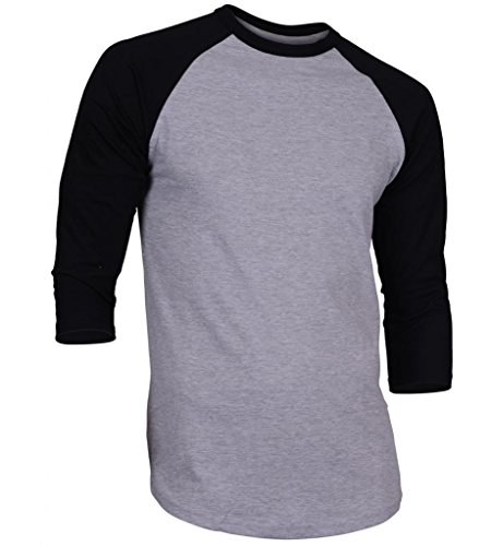 Dream usa men s casual 3/4 sleeve baseball tshirt ragla…