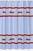 Frankie's Firetruck Kids Bathroom Fire Truck Fabric Bath Shower Curtain by Sweet Jojo Designs