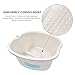 Ownest Foot Bath Spa,Water Spa and Foot Massage, Sturdy Plastic Foot Basin for Soaking Foot,Toe Nails, and Ankles,Pedicure,Portable Foot Tub-Whitethumb 3