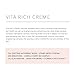 Fitglow Beauty Vita Rich Creme - Vegan & Organic Vitamin-Infused Facial Moisturizer with Hyaluronic Acid & Over 150 Phytonutrients & Vitamins (50ml)