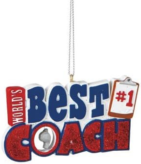 Best Coach Christmas Ornament