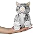 PREXTEX Cat Stuffed Animals for Girls & Boys (Three 10-Inch Stuffed Cat Plush) Realistic Kitten Plushie Toy for Kids