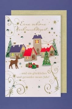 Frasi Di Natale Unicef.Naturale Biglietto Pieghevole Per Auguri Di Natale Set Con Busta B6 Portofrei Possibile Personalizzabile Formato Verticale 12 5 X 18 5 Cm Con Motivo Natalizio Impreziositi Con Applicazioni Amazon It Cancelleria E Prodotti Per Ufficio