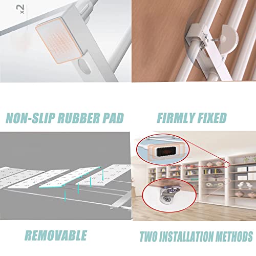 HDAIUCOV Tension Shelf, Expandable Shelf, Adjustable Shelves for Closet