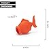 Peleg Design - Silicone Egg Separator Egg Yolk and White- YolkFish Lips Swallow Release- Kitchen Tool Gadget Cooking/Baking Tool Egg Extractor