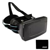 Akally 3D VR Headset Glasses Virtual Reality Mobile Phone With Magnet Google Cardboard 3D Movies Games with Resin Lens for 4.7-6.0 Inch Cellphones