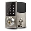 Smart Lock Deadbolt, Keyless Entry Door Lock, Electronic Bluetooth Enabled APP with Keypads Digit, Klwenas Maec Easy to…