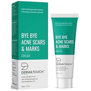 DERMATOUCH Bye Bye Acne Scars & Marks Cream || Acne Scars Corrector || Formulated Specially to Address Scars & Marks…