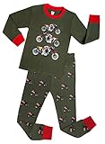 Boys Pajamas Children Christmas PJs Kids Motorcycle Clothes Size 6 Years