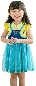 Dressy DaisyPrincess Dress Up Clothes Halloween Fancy Party Tulle Skirt Summer Outfit for Baby & Toddler Girls