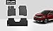 TOUGHPRO Floor Mats Accessories Set (Front Row + 2nd Row) for Honda CRV All Weather Heavy Duty (Made in USA) Black Rubber 2017 2018 2019 2020 2021 2022