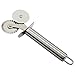 SUKRAGRAHA Stainless Steel Double Roller Pizza wheel cutter cookie Pastry Pasta Dough Crimper bakeware tools