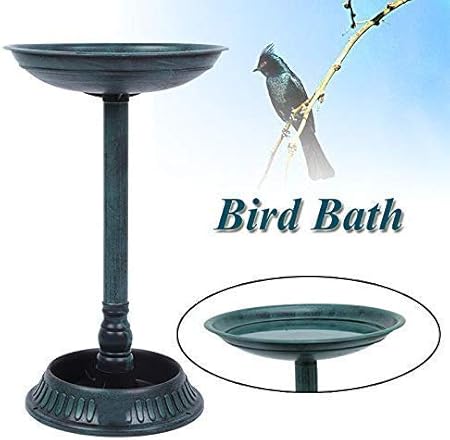 Amazon Com Gototop Bird Bath 2 In 1 Lightweight Resin Weather