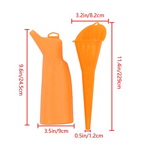 XtremeAmazing Motorcycle 2Pcs Fill Funnels and 10Pcs Oil Drain Plug O