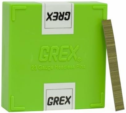 GREX P6/10L 23 Gauge 3/8-Inch Length Headless Pins (10,000 per box) by Grex Power Tools