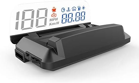 Amazon Ikikin 最新版 メーター Obd2 スピードメーター ヘッドアップディスプレイ L3 五つ警報 車 バイク 車 バイク