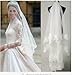 Lovedress 1 Layers Without Comb Wedding Veil White/ivory (White)