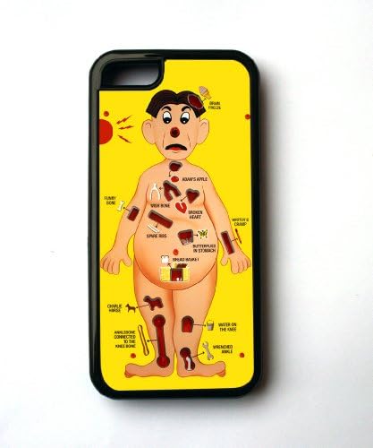 Operation Game Inspired iPhone 5c Case By Little Brick Press (Hard Silicone Rubber Case)