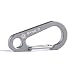 BANG TI Titanium Mini Custom Quick Release Hook KeyChain - 45mm - Grey primary