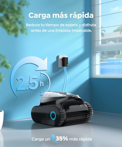 (2026 New) Talosbo C1 Robot Pool Cleaners and Walls, Floating Line, Filter 180μm and Sponge 35ppi, 180 Min Autonomy, Wireless Pool Vacuum Cleaner with APP Control, up to 150 m²
