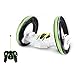SainSmart Jr. Stunt Car Tumbling Car Two Wheels RC Jump Car, 2.4Ghz Remote Control Vehicles with LED Headlights, Double Sided Tumbling and Extreme High Speed Rotating (Green)