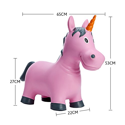 image for Babe Fairy Bouncy Animals,Horse Hopper,Pump Included Jumping Bull Infl