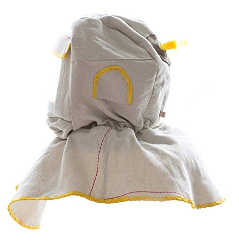Sandblasting Hood with large viewing screen for anti dusk protection