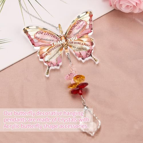 TheGiffter Teacher Gifts for Women, Acrylic Hanging Decoration Thank You Teacher Gifts, Appreciation Gift for Teacher Mentor, Perfect for Teachers Day, Christmas, Birthday,End of The Year