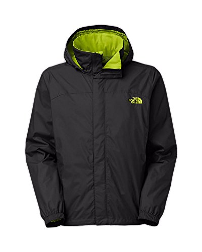 The North Face Men's Resolve Jacket (Large, TNF Black/Macaw Green)