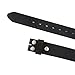 NPET Mens Leather Belt Full Grain Vintage Distressed Style Snap on Strap 1 1/2