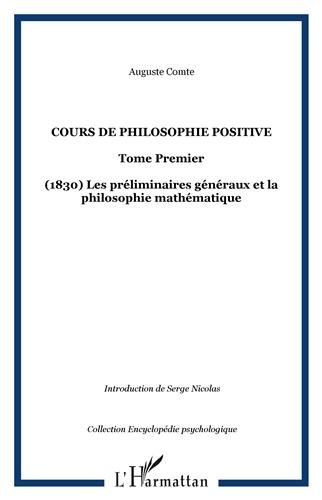 Les  préliminaires généraux et la philosophie mathématique