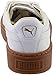PUMA Women's Basket Platform Core Sneaker, Puma White-Puma White,9 M US