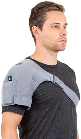 Venture Heat Infrared Shoulder Heating Pad for Pain Relief Recovery - Heated Wrap Brace for Rotator Cuff Injury, Dislocated Joint, Labral Tear, Arthritis