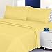Millenium Linen Queen Size Bed Sheet Set - Gold - 1600 Series 4 Piece - Deep Pocket - Cool and Wrinkle Fre e - 1 Fitted, 1 Flat, 2 Pillow Cases