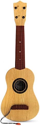 Soprano Ukulele 21-inch Plastic Toys with Picks for Toddlers, Children, Boys, Girls