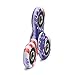 Colorful Hand Spinner Tri Spinner Fidgets Toy Plastic EDC Sensory fidget spinner For Autism And ADHD Funny Anti Stress Toys (American Flag)