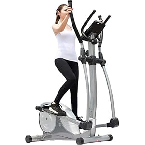 YAYY Cross Trainer Elliptical Trainer and Exercise Bike with Seat and Easy Computer Home Office Fitness Workout Machine Magnetic Cardio Workout 133x74x160cm(Upgrade)