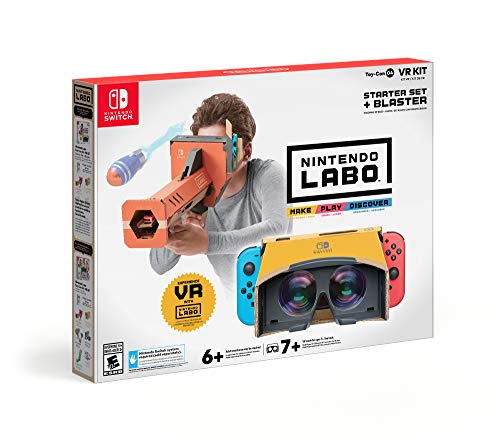 Nintendo Labo Toy-Con 04: VR Kit - Starter Set + Blaster - Switch (Best Nintendo Advance Games)