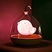 WOMHOPE Pink Bird Night Lights Children‘s Night Lights Hand-held Design Touch Sensor Vibration Birdcage Lamp - Charging - for Kids, Baby ,Valentines Gift,Outdoor Lamp (Pink Bird)