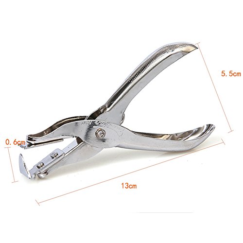Hand Punch 1 Hole 1/4 Inch Punch 10 Sheets Office Tools, Circle